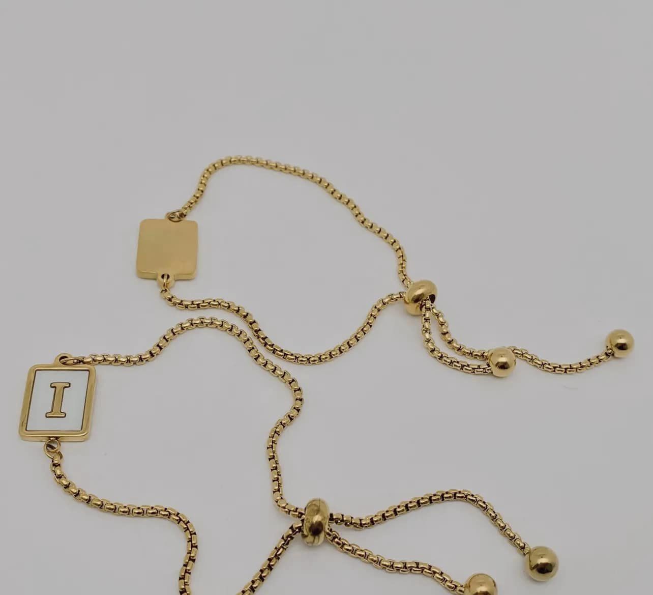 Gold Initial Bracelet